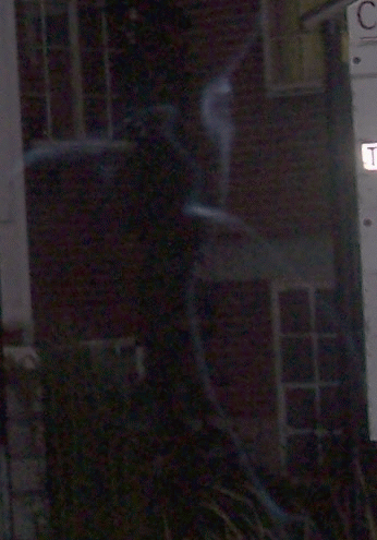 Close up of mist at  Rolling Hills ghost hunt