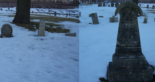 grave stones in  pictures. Ohio photosgif