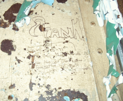 Mansfield Reformatory ghost hunt writing on wall
